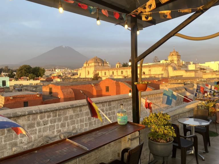 Arequipa, vue sur le volcan Misti