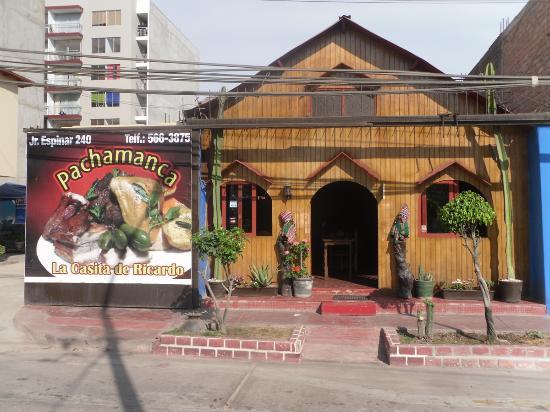 a fachada do restaurante La Casita de Ricardo