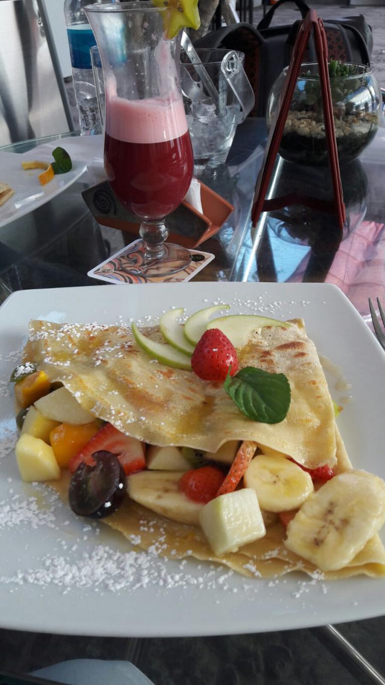 Crepe aux Fruits