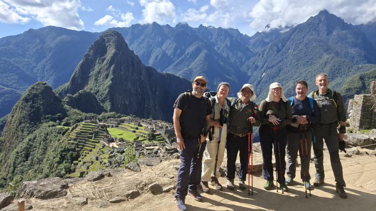 Voyageurs de Quechua Earth au Machu Picchu