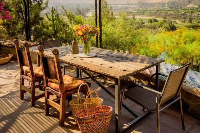 Terraza de Las Cabañas de Tarii - Cieneguilla