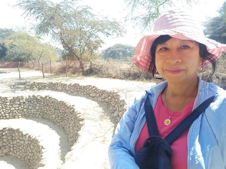 Lilian en servicio en Nasca