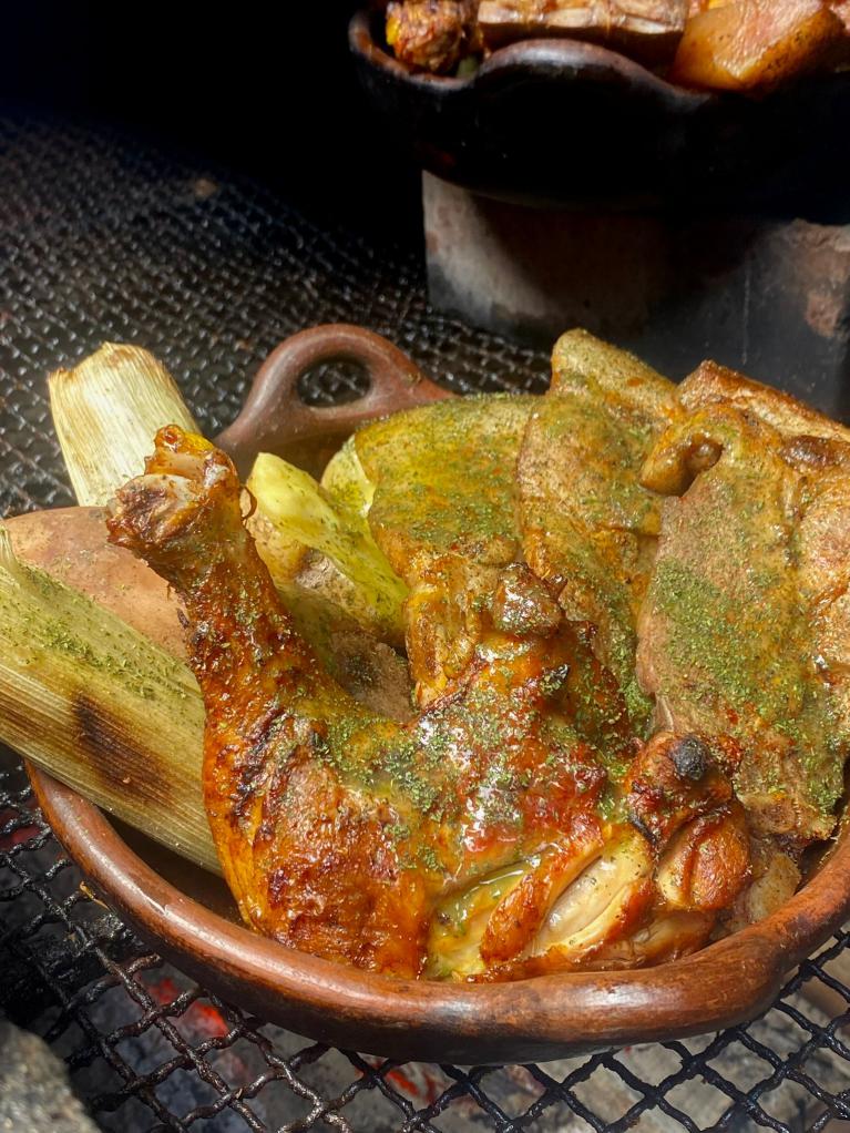 Pachamanca Frango e Porco