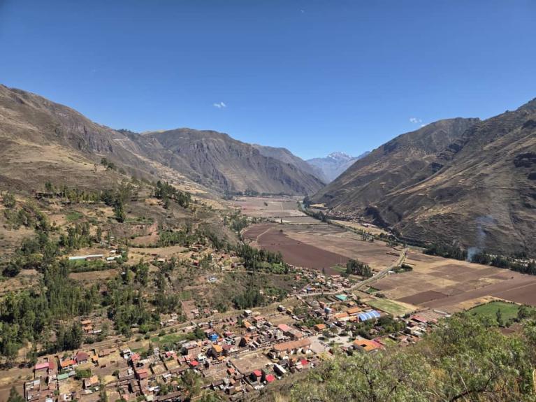 Vallee Sacree, vue sur Pisac